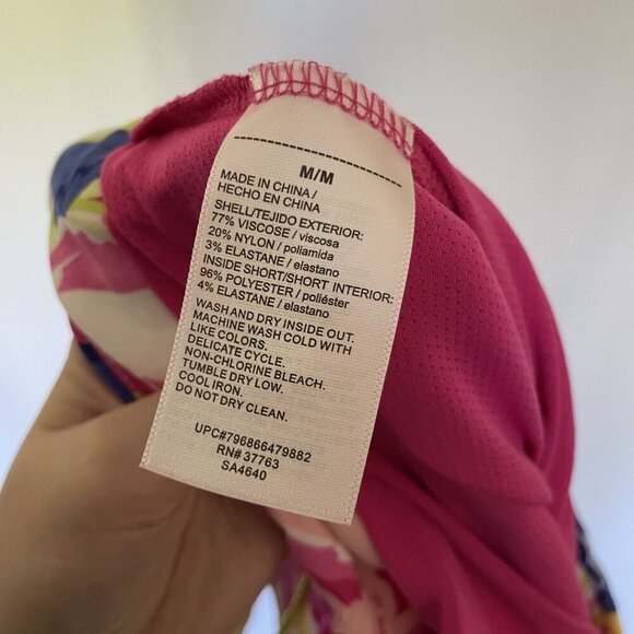 Rafaella Womens Floral Print Skort Length 16" Waist 16" - Picture 7 of 7